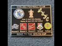 Chelsea Badge - Road to the 1970 FA Cup Final