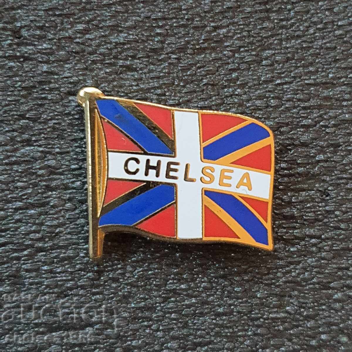 Chelsea Badge Flag