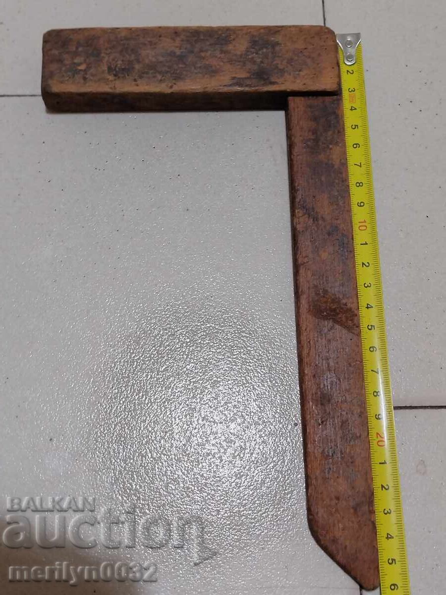 Delivery of Old carpentry angle wooden tool