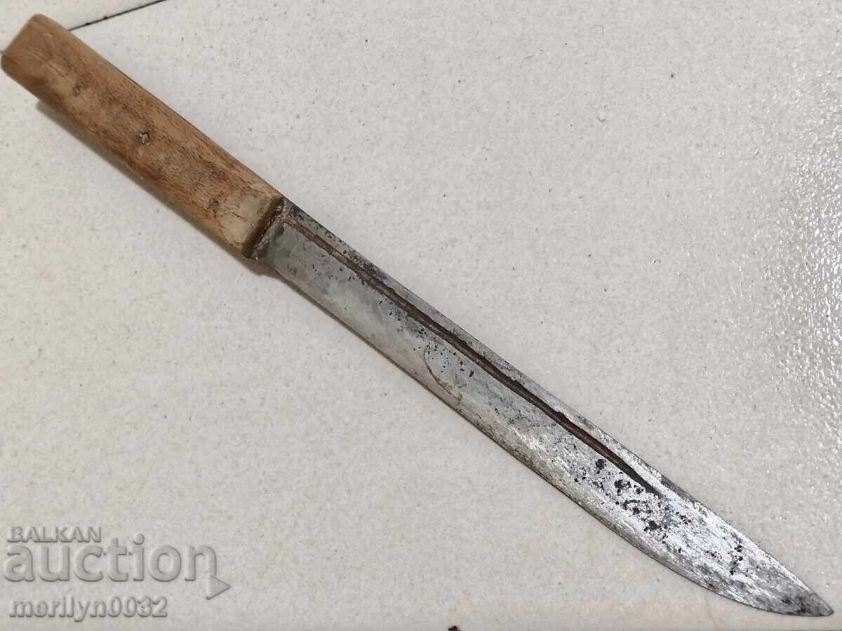 Δημοπρασία Παλιό μαχαίρι χασάπη Γκαμπρόβο από τις αρχές του 20ου αιώνα Δημοπρασία Παλιό μαχαίρι χασάπη Γκαμπρόβο από τις αρχές του 20ου αιώνα