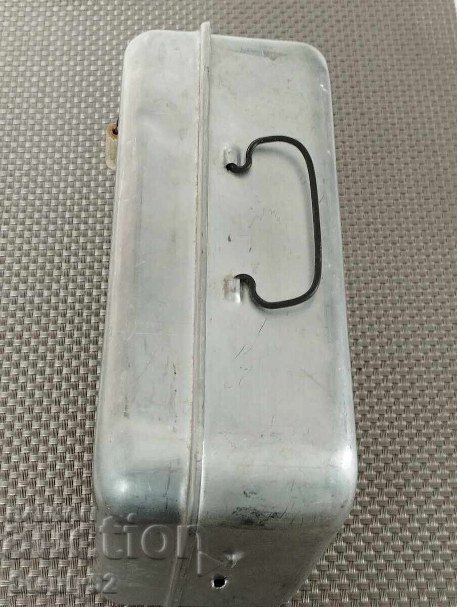 Large aluminum food storage container with price 15.00 BGN | € 7.67