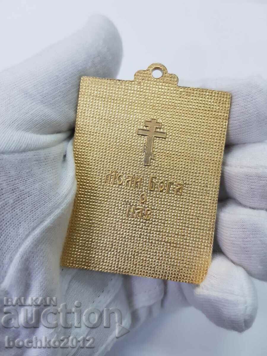 Collectible old Russian icon 20th c. before Seraphim with price 45.00 BGN | € 23.01 Collectible old Russian icon 20th c. before Seraphim with price 45.00 BGN | € 23.01