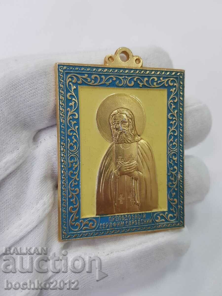 Collectible old Russian icon 20th c. before Seraphim - 5 Collectible old Russian icon 20th c. before Seraphim - 5