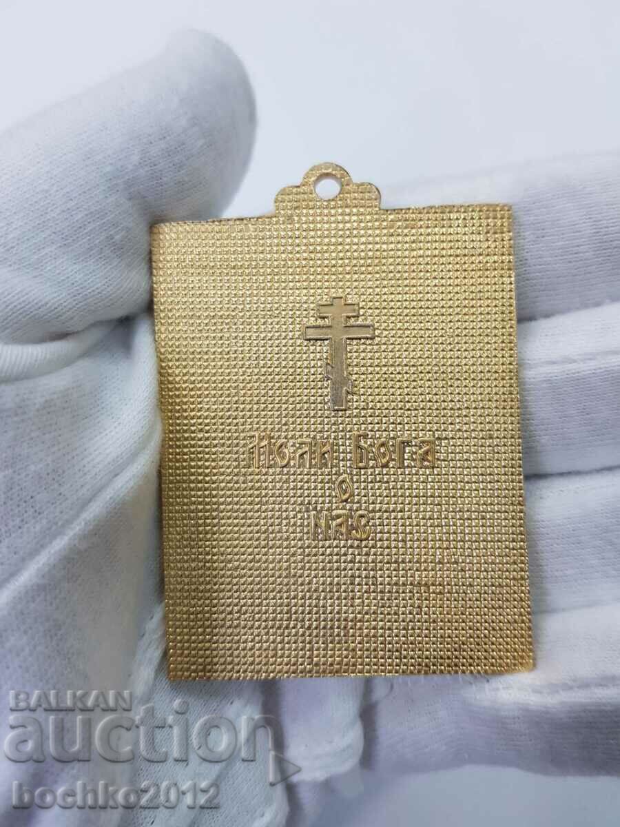 Collectible old Russian icon 20th c. before Seraphim - 6 Collectible old Russian icon 20th c. before Seraphim - 6