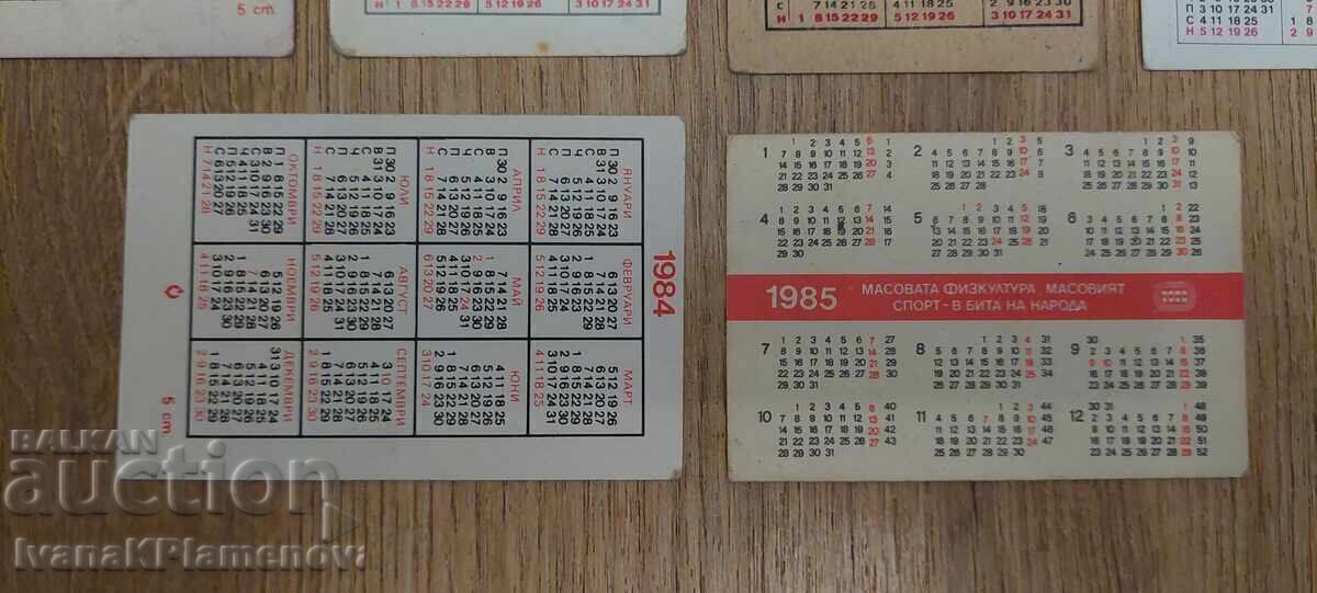 Calendaruțe 8 bucăți pentru colecționari - 7 Calendaruțe 8 bucăți pentru colecționari - 7