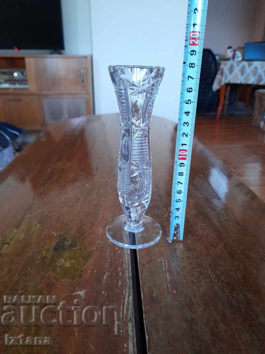 Old glass vase with price 6.00 BGN | € 3.07 Old glass vase with price 6.00 BGN | € 3.07