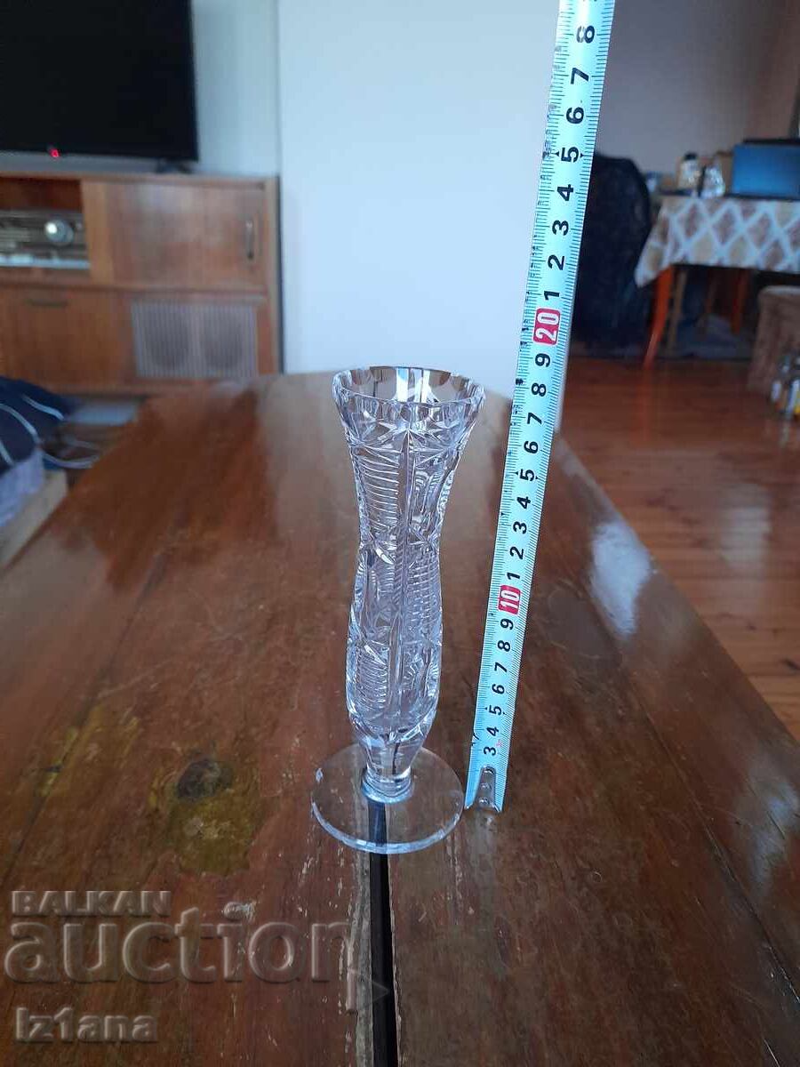 Auction Old glass vase Auction Old glass vase