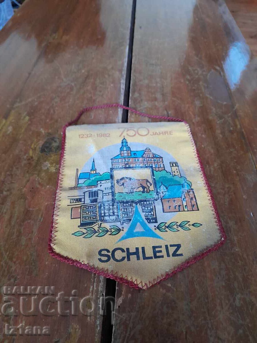 Old flag Schleiz, Scheleizer Triangle Old flag Schleiz, Scheleizer Triangle