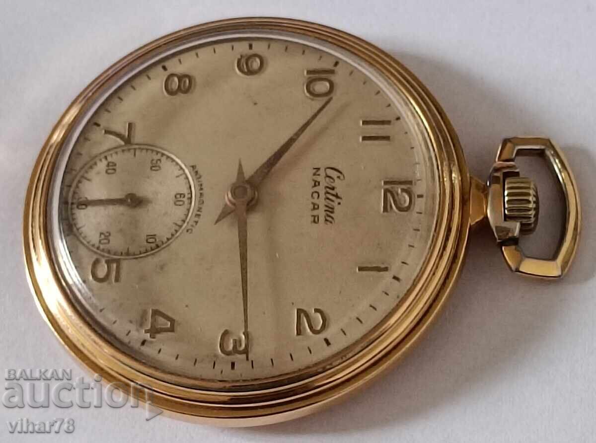 Auction Gold-plated pocket watch - CERTINA Auction Gold-plated pocket watch - CERTINA