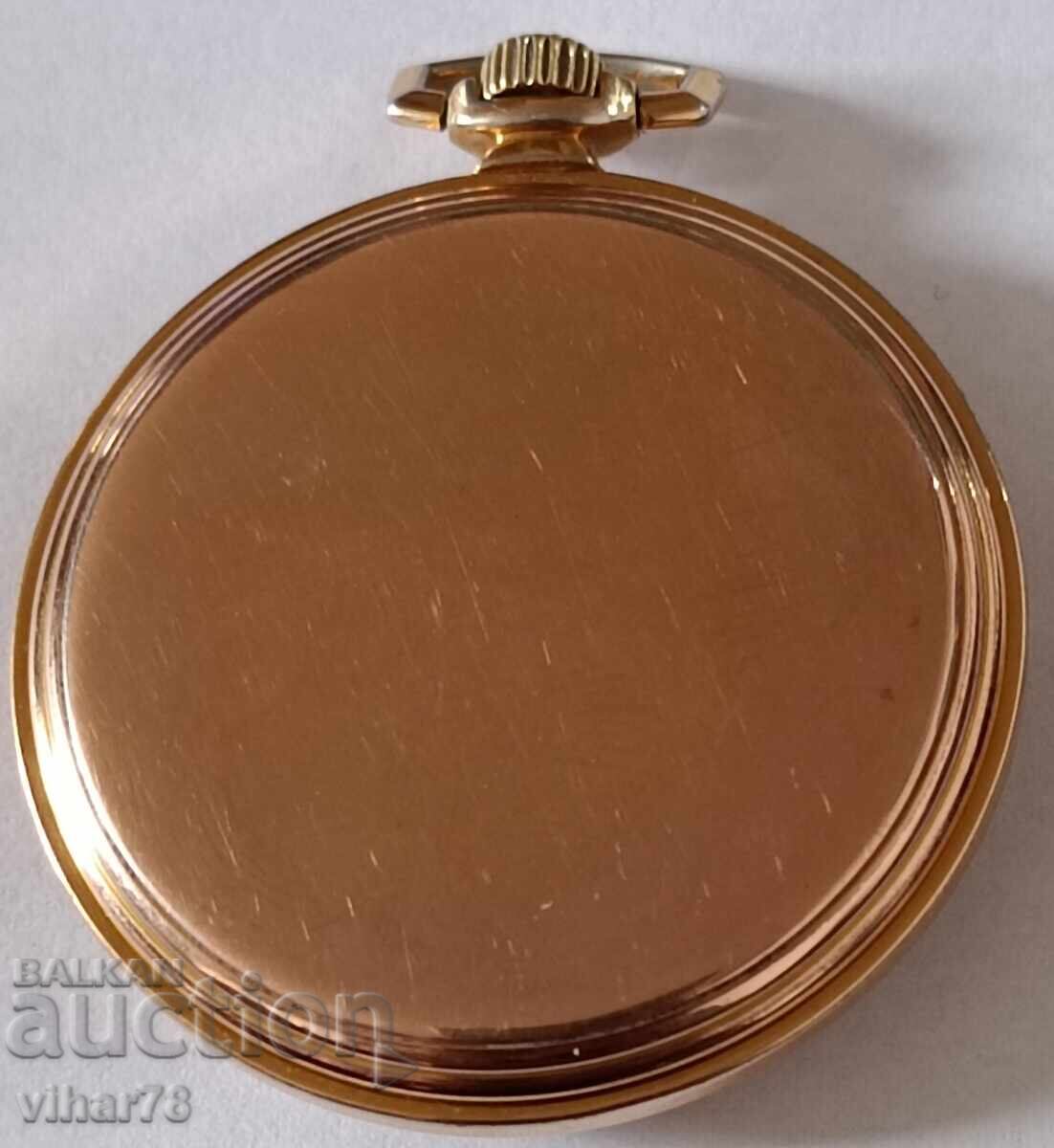 Gold-plated pocket watch - CERTINA - 7 Gold-plated pocket watch - CERTINA - 7