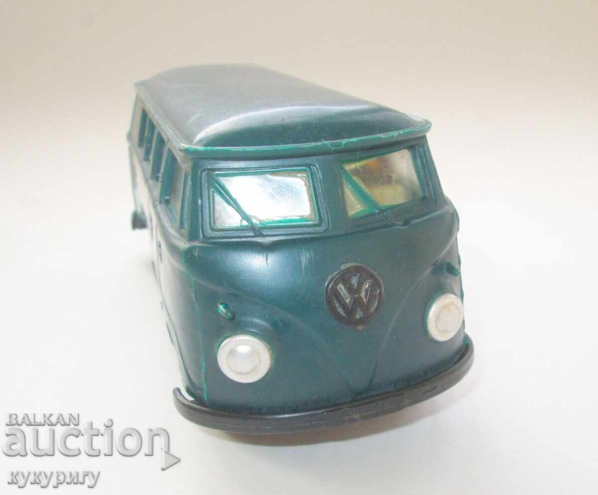 Auction Old Soviet plastic toy car VW T1 bus Post Office Auction Old Soviet plastic toy car VW T1 bus Post Office