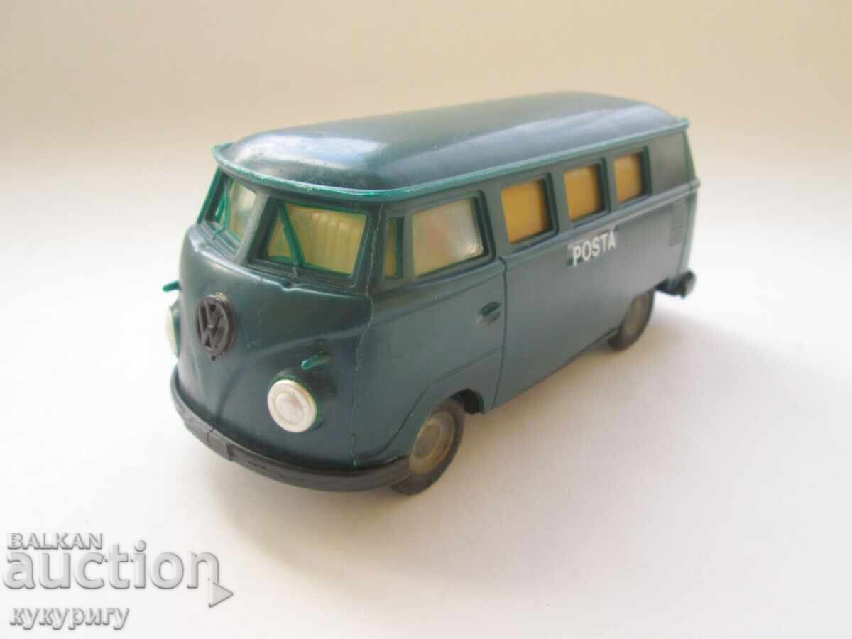 Old Soviet plastic toy car VW T1 bus Post Office Old Soviet plastic toy car VW T1 bus Post Office