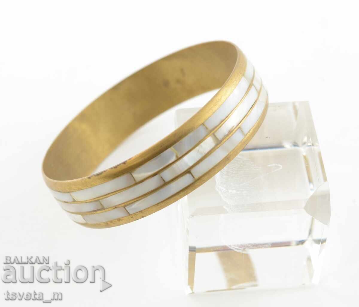 Βραχιόλι από μπρούτζο και φίλντισι