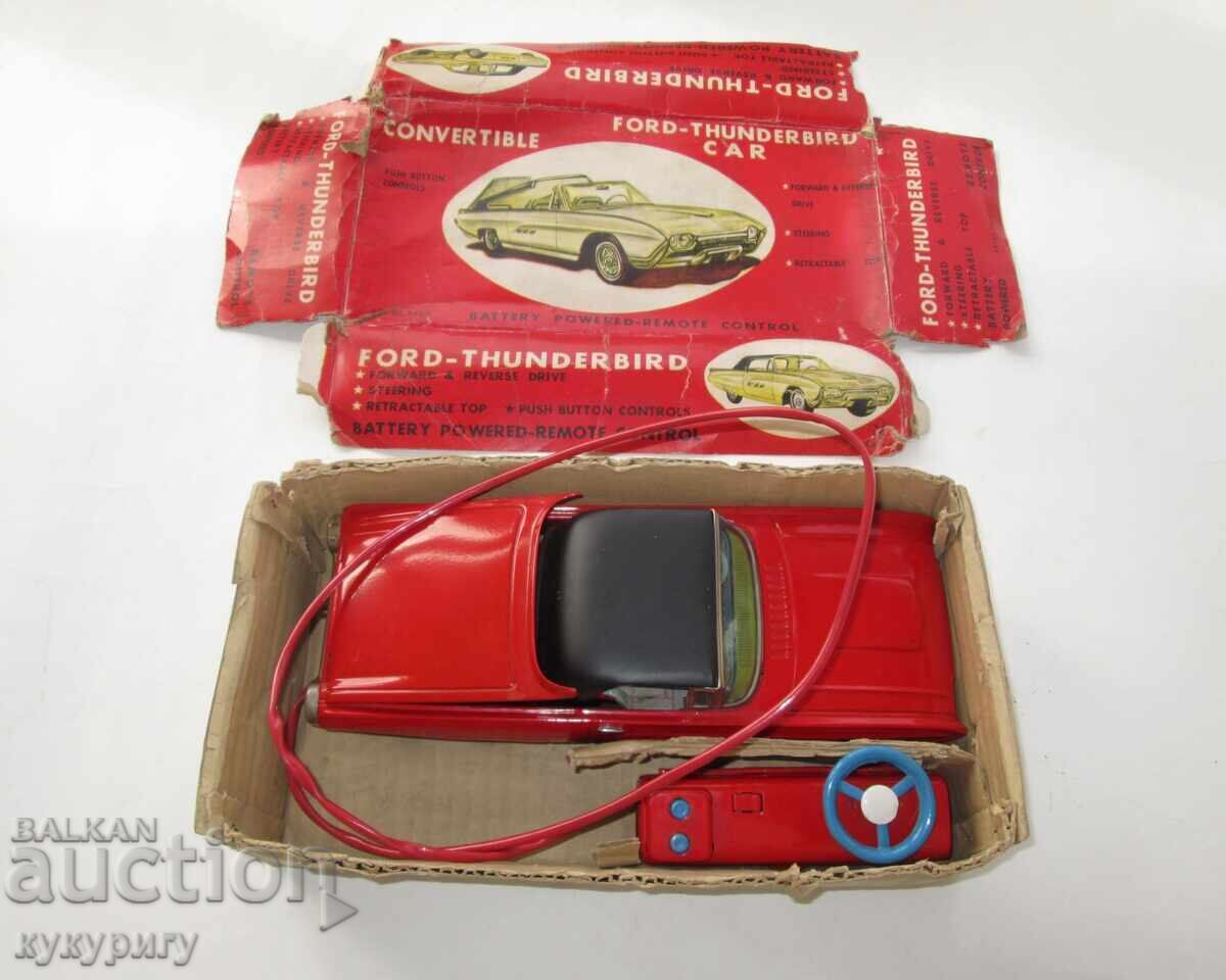 Old Japanese toy car with batteries, Ford Old Japanese toy car with batteries, Ford