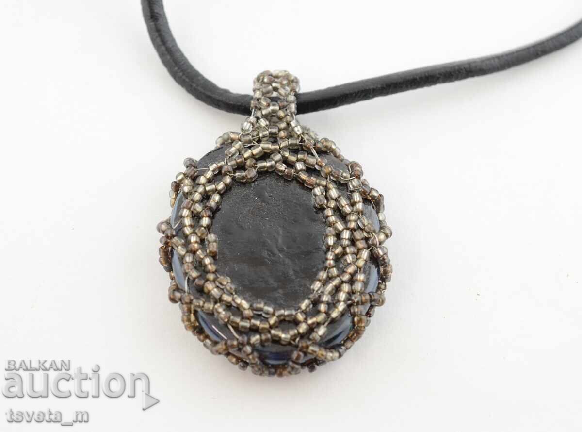 Auction Necklace, necklace with large medallion Auction Necklace, necklace with large medallion