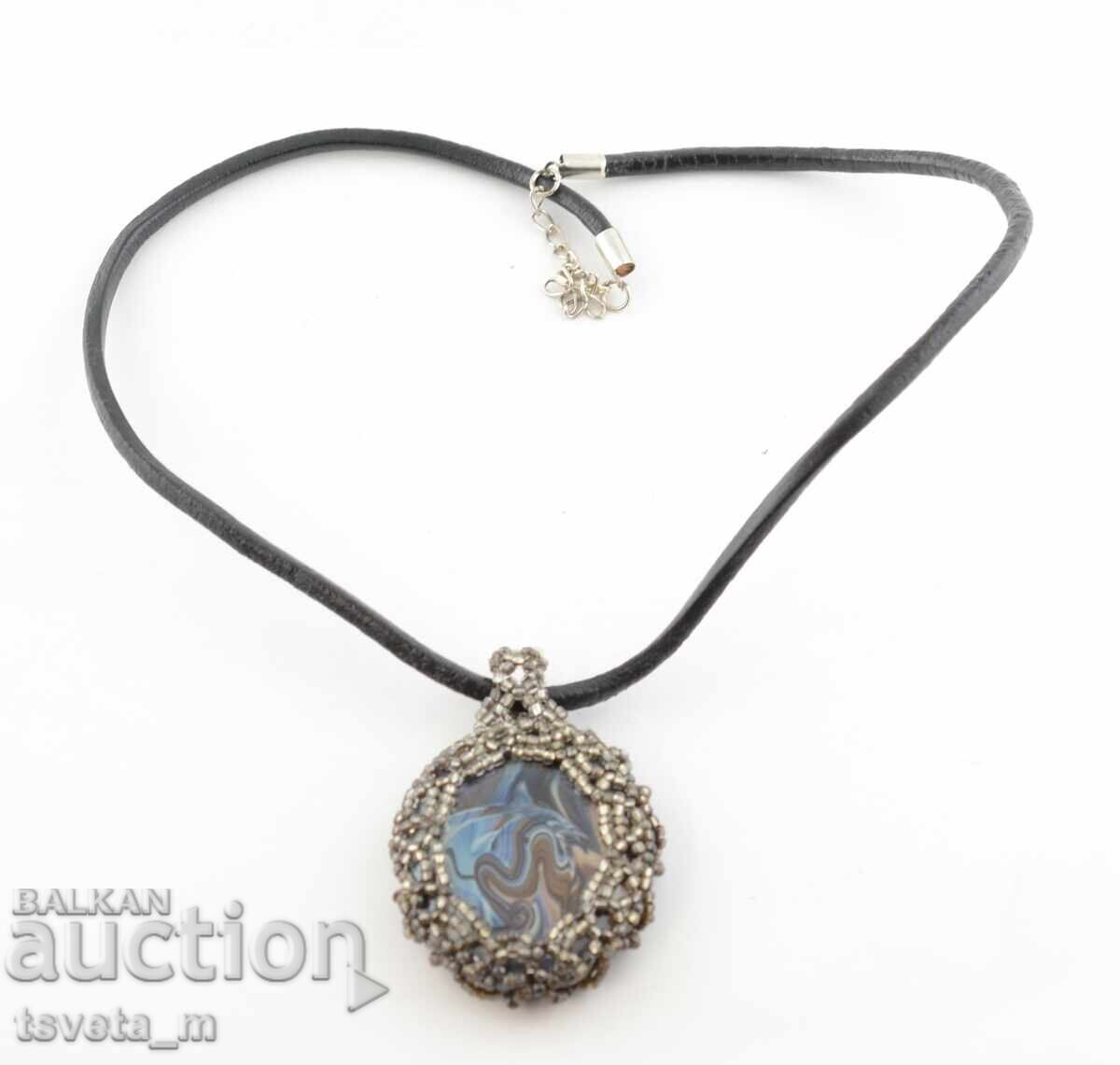 Necklace, necklace with large medallion Necklace, necklace with large medallion