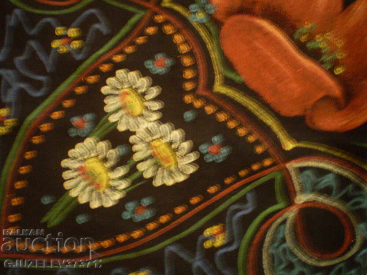 Auction Hand-painted rug cover Auction Hand-painted rug cover