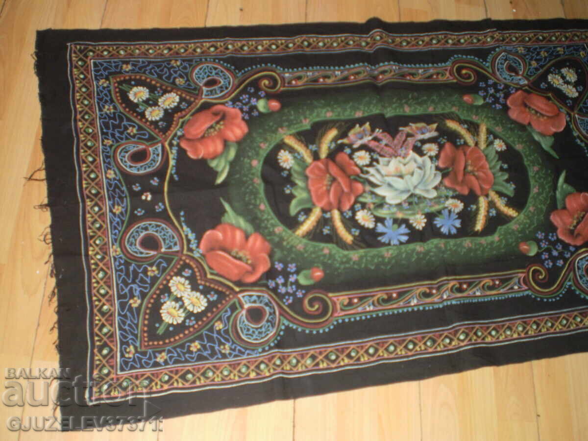 Hand-painted rug cover - 6 Hand-painted rug cover - 6