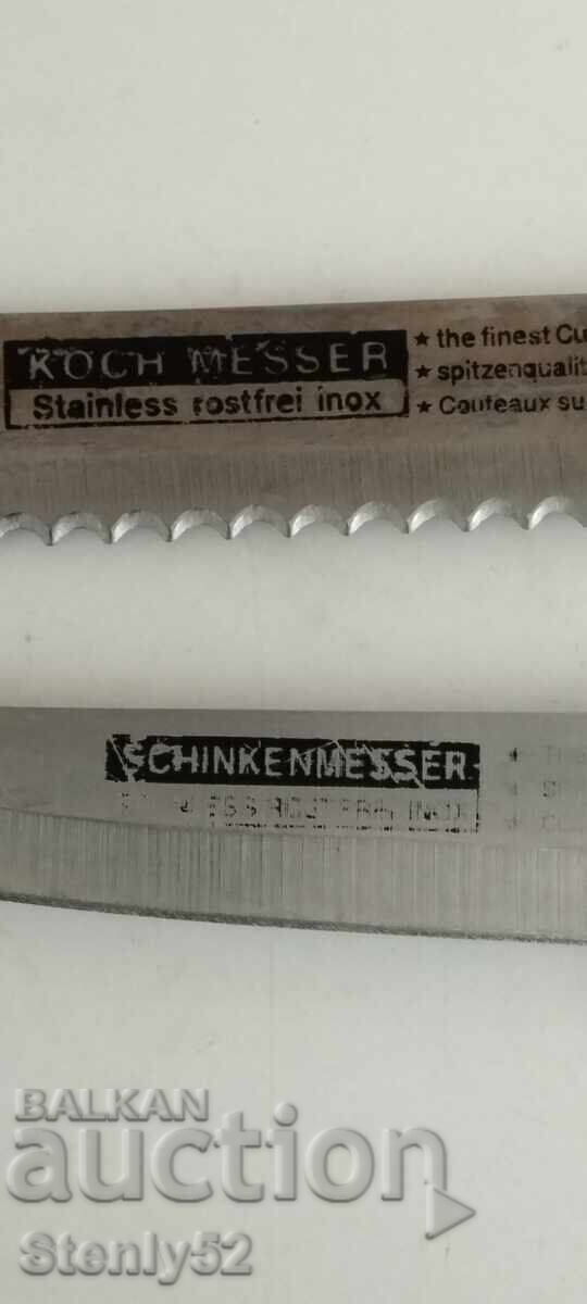 Delivery of Koch Messar Knives, Serrated and Normal Blade