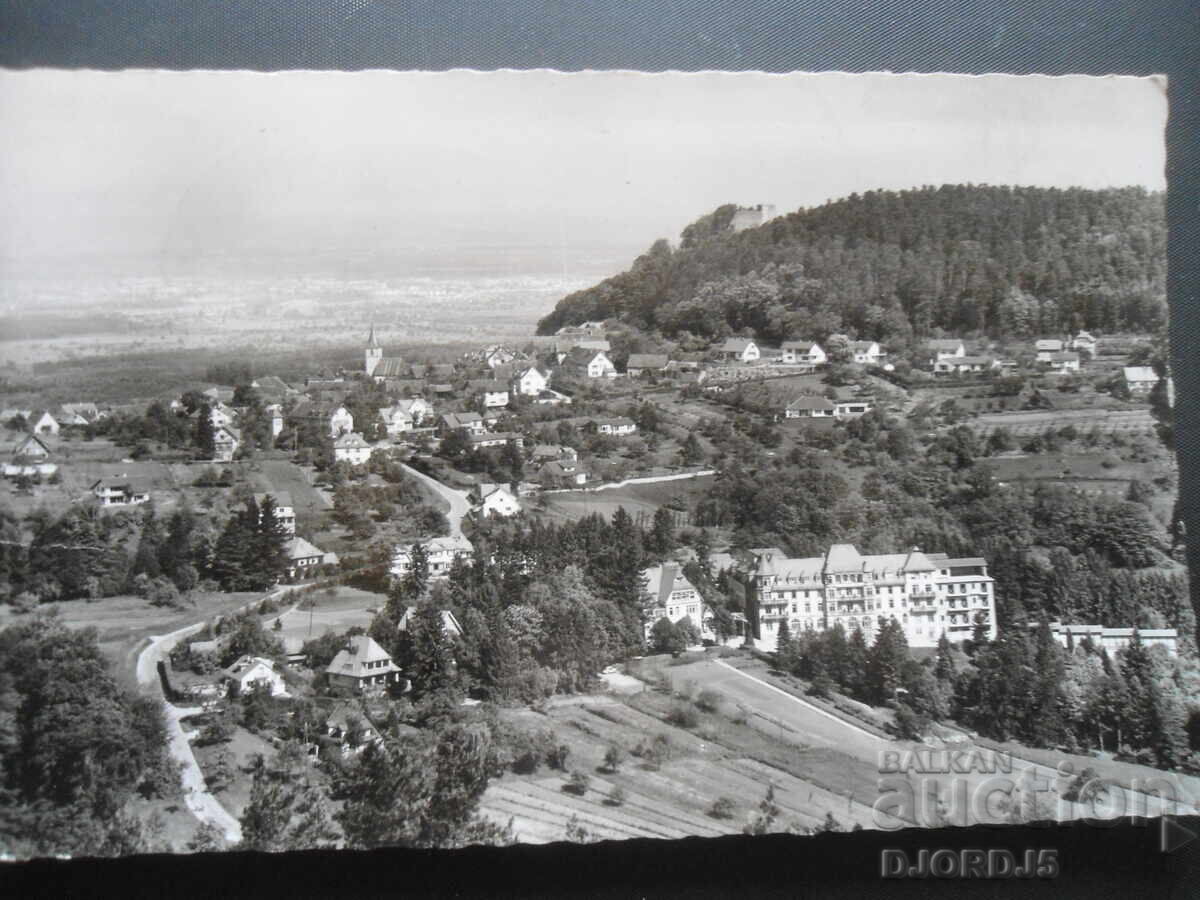 Ebersteinburg near Baden-Baden, 1964, Old Postcard
