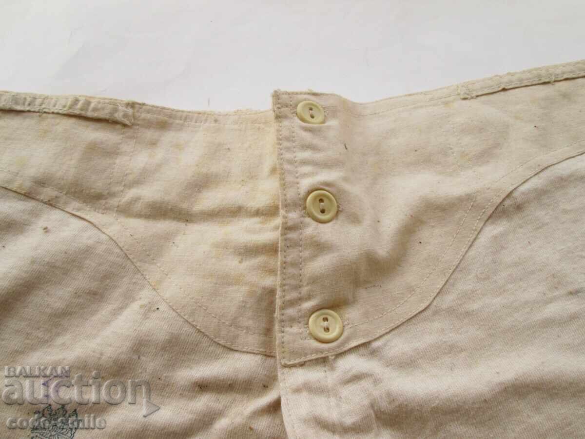 Lenjerie intimă veche de ofițer, chiloți, Regatul Bulgariei, furnizor de curte cu preț 100.00 BGN | € 51.13