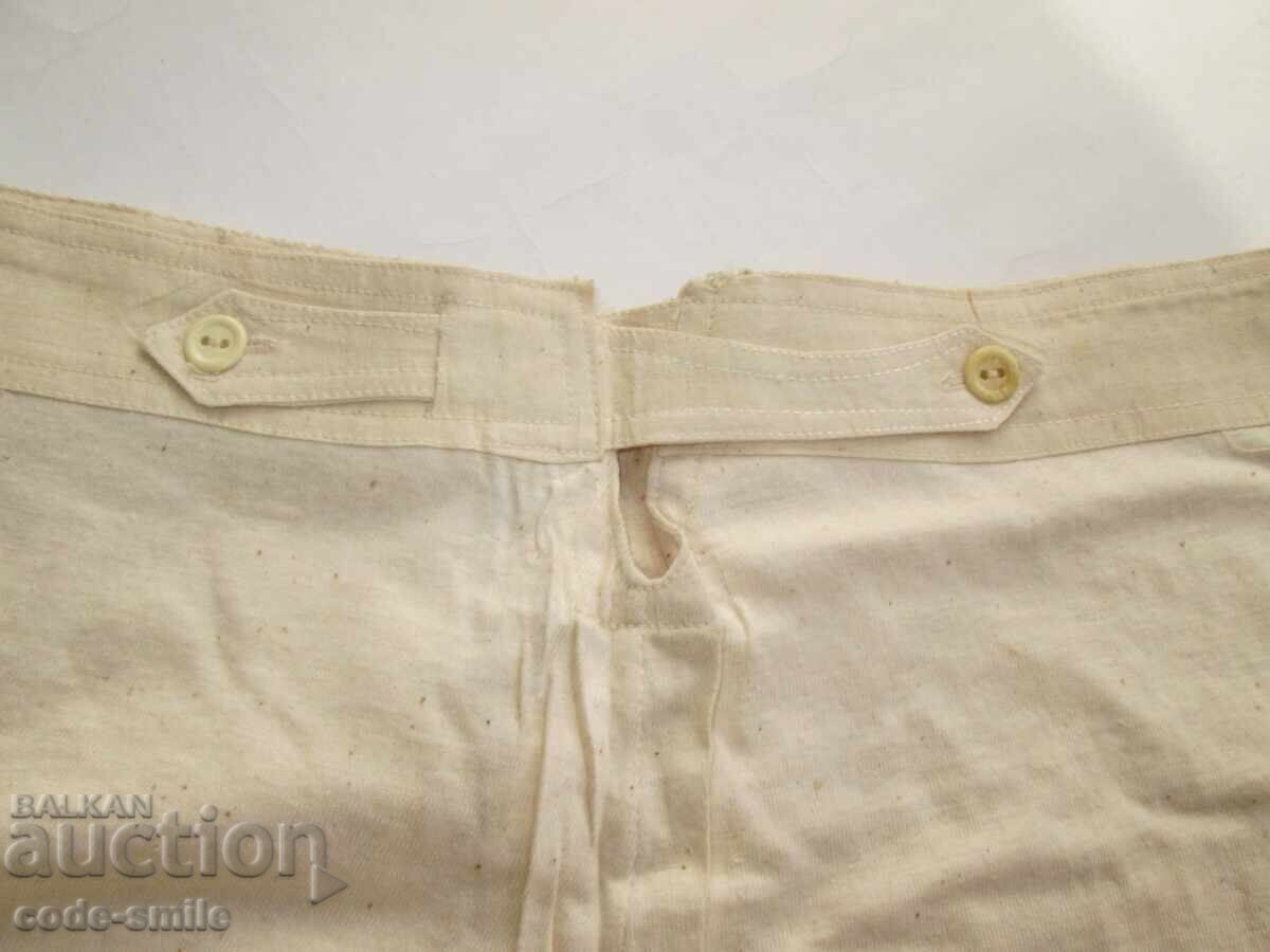 Lenjerie intimă veche de ofițer, chiloți, Regatul Bulgariei, furnizor de curte - 6