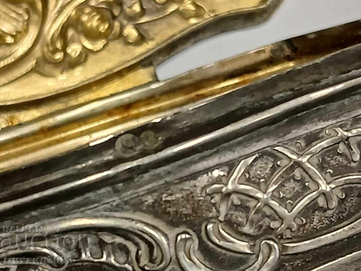 Antique Silver Jewelry Box, 833/1000 Grade - 6 Antique Silver Jewelry Box, 833/1000 Grade - 6