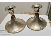 LUMÂNĂRI DE ARGINT, PROBĂ 833/1000, ÎNCEPUTUL SECOLULUI AL XX-LEA