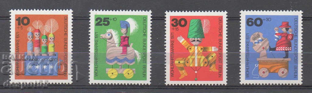 1971. Berlin. Charity Stamps 1971. Berlin. Charity Stamps