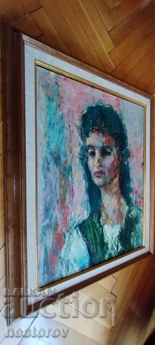 Auction Oil painting, Dechko Uzunov, 1957 Auction Oil painting, Dechko Uzunov, 1957