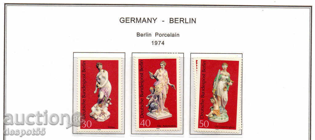 1974. Berlin. Porcelain from Berlin. 1974. Berlin. Porcelain from Berlin.