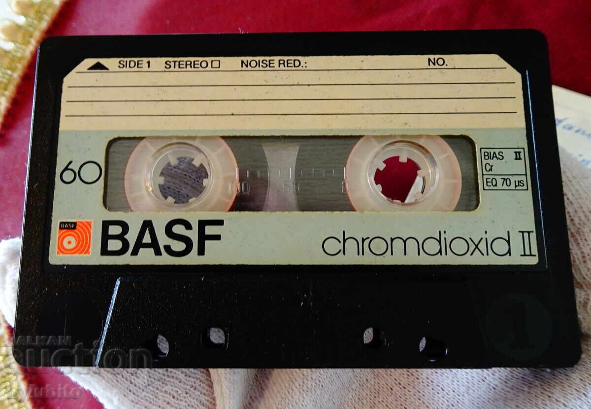 Auction BASF audio cassette with Santana and Mick Jagger Auction BASF audio cassette with Santana and Mick Jagger