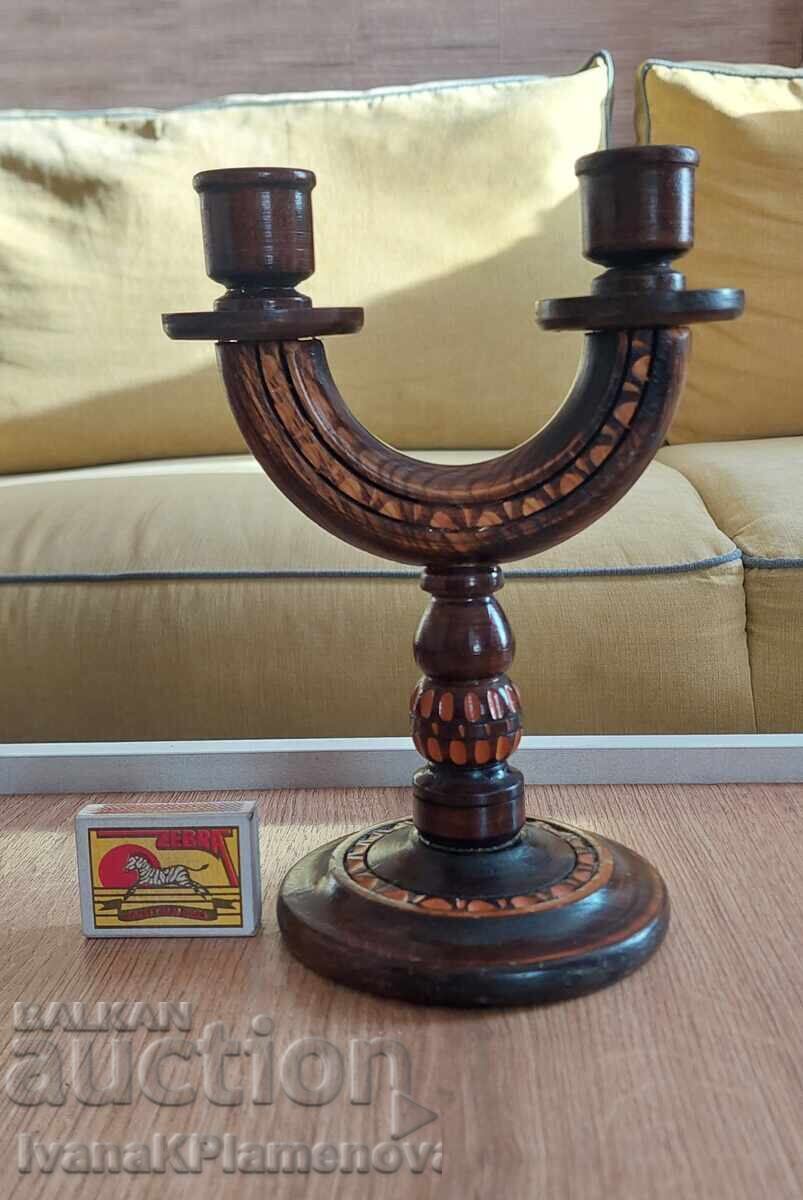 Wood carving candlestick for connoisseurs - 6