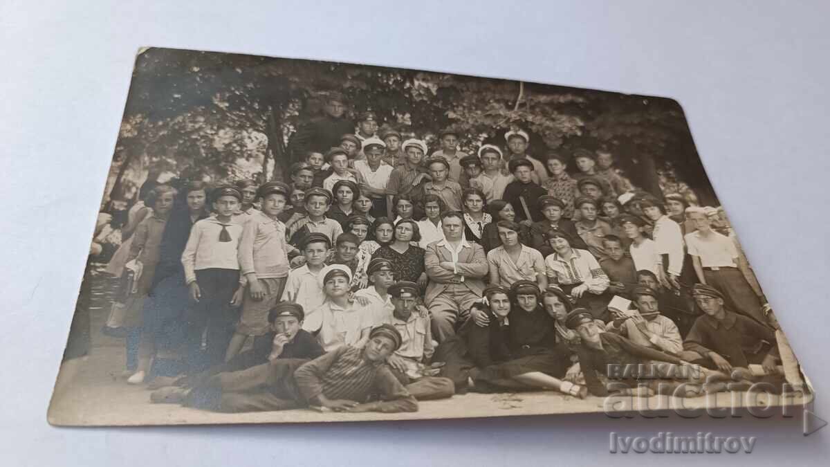 Photo of Students with their Teachers in the Park 1933 Photo of Students with their Teachers in the Park 1933