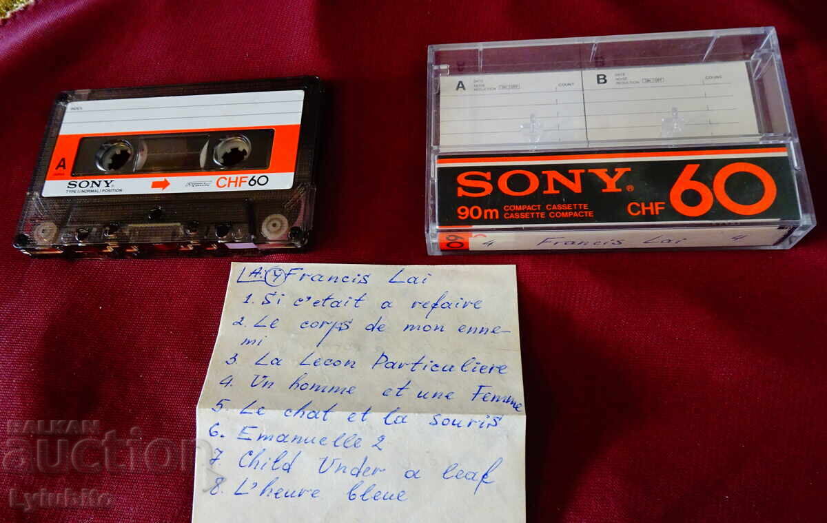 Sony Audiocassette with Francis Lai Sony Audiocassette with Francis Lai