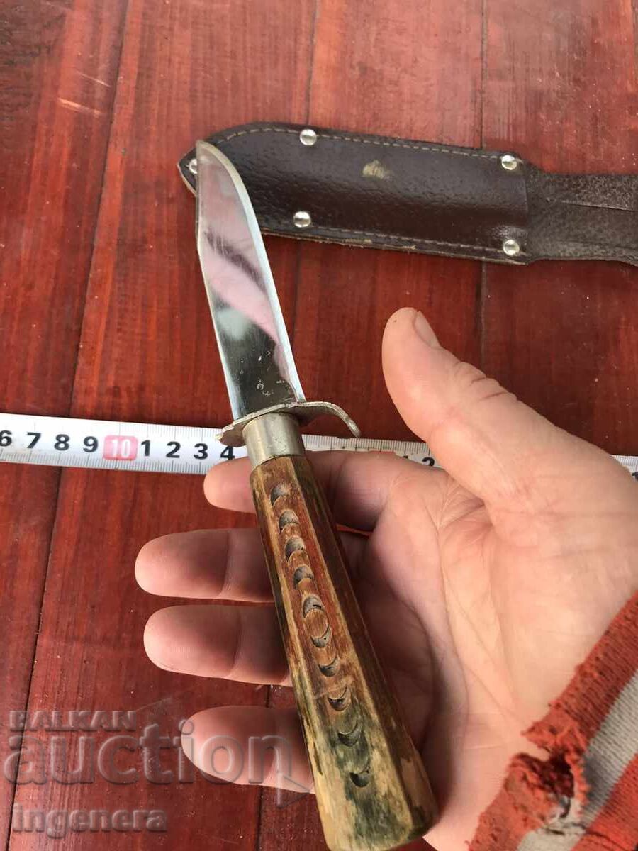 OLD KNIFE BULGARIA BLADE SHEATH - 5