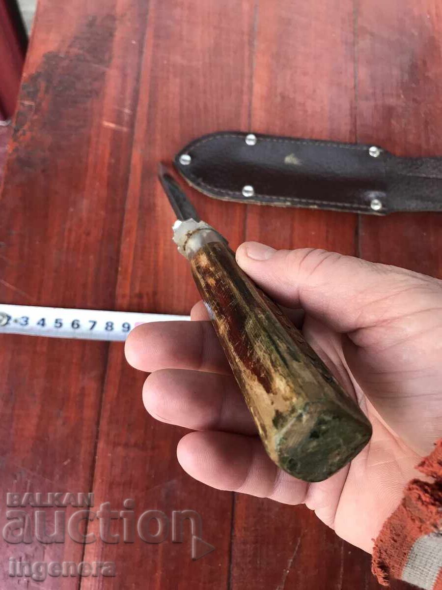 OLD KNIFE BULGARIA BLADE SHEATH - 6 OLD KNIFE BULGARIA BLADE SHEATH - 6