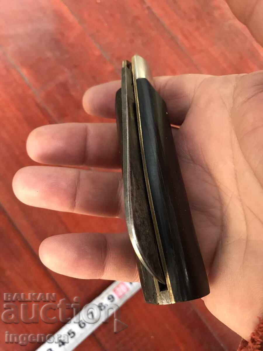FOLDING KNIFE OLD KNIFE BLADE HORN HANDLE MARKING - 5