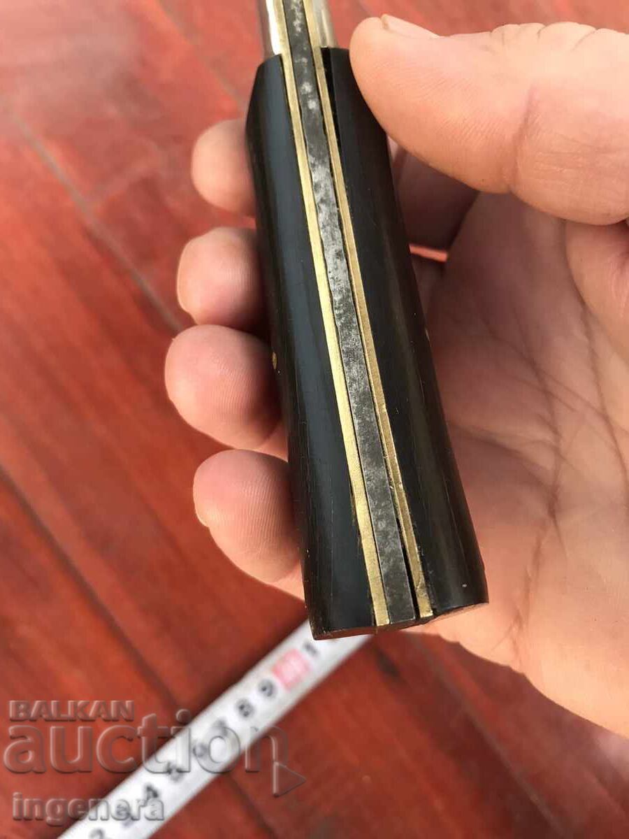 FOLDING KNIFE OLD KNIFE BLADE HORN HANDLE MARKING - 6