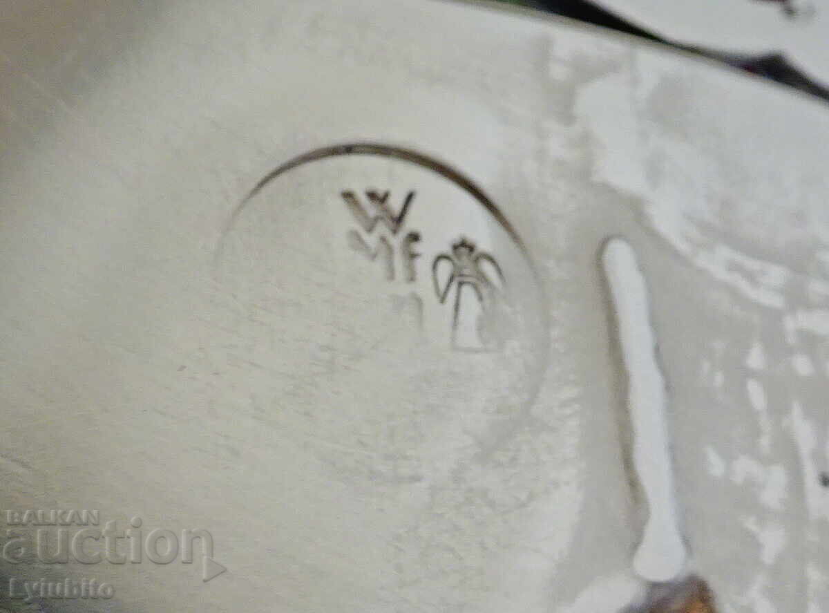 Tin plaque of a Lutenist, WMF - 5