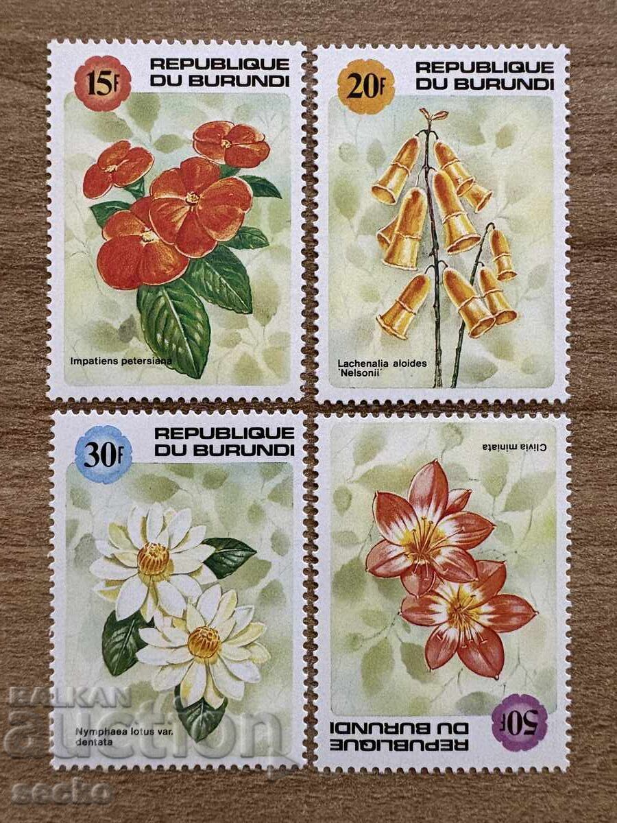 Burundi - Flowers (1992) MNH