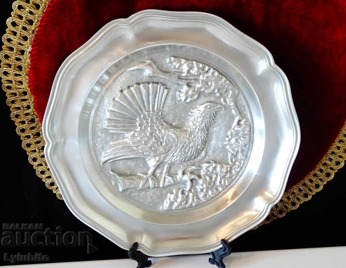 Tin panel Grouse, hunting scene Tin panel Grouse, hunting scene