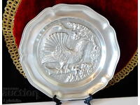 Panou din staniu Cocoș de munte, tablou de vânătoare