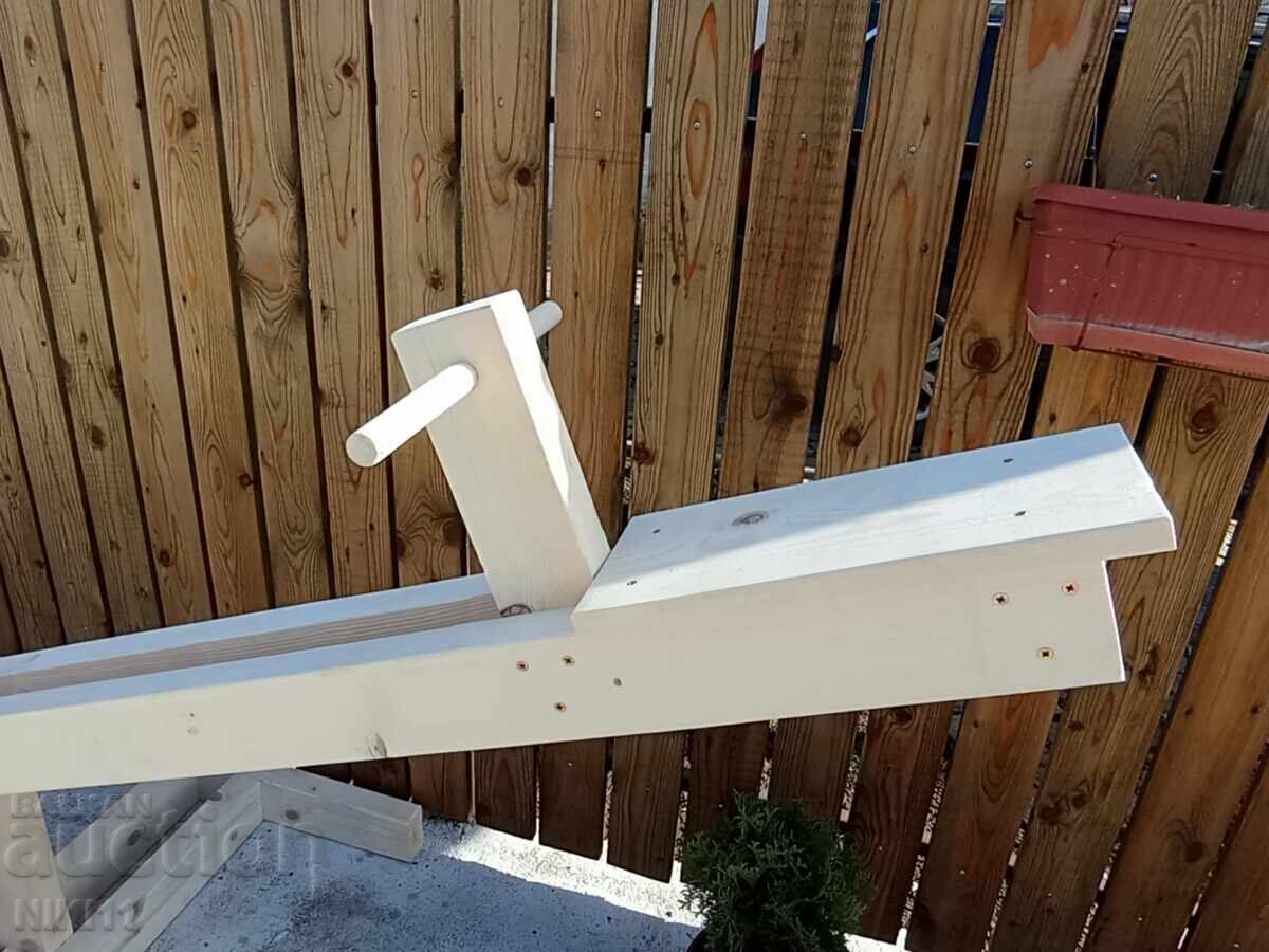 Delivery of Children's wooden seesaw swing for yard garden playground Delivery of Children's wooden seesaw swing for yard garden playground