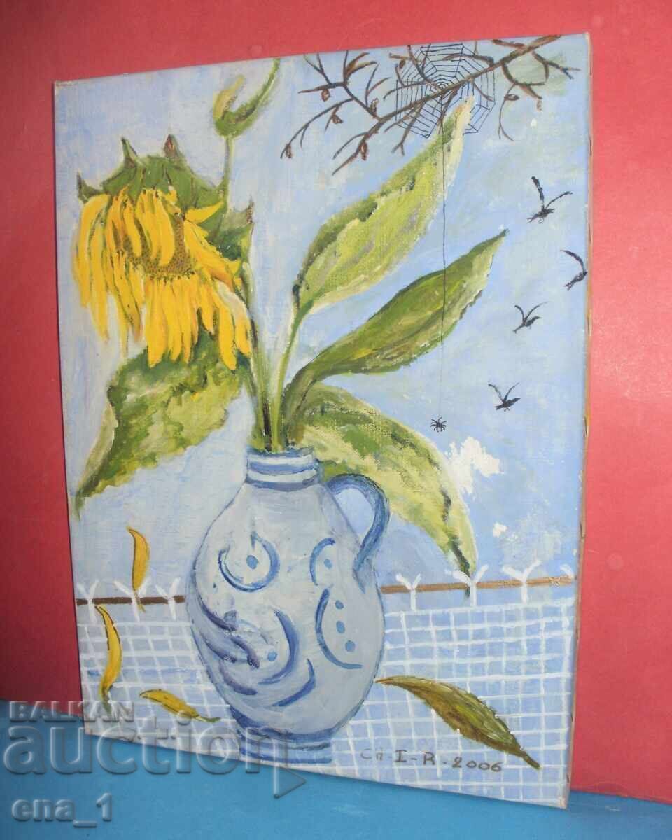 Delivery of Signed original painting from 2006 - oil on canvas Delivery of Signed original painting from 2006 - oil on canvas