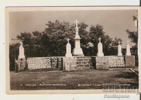 Carte poștală Bulgaria Sviștov Monumentele rusești*