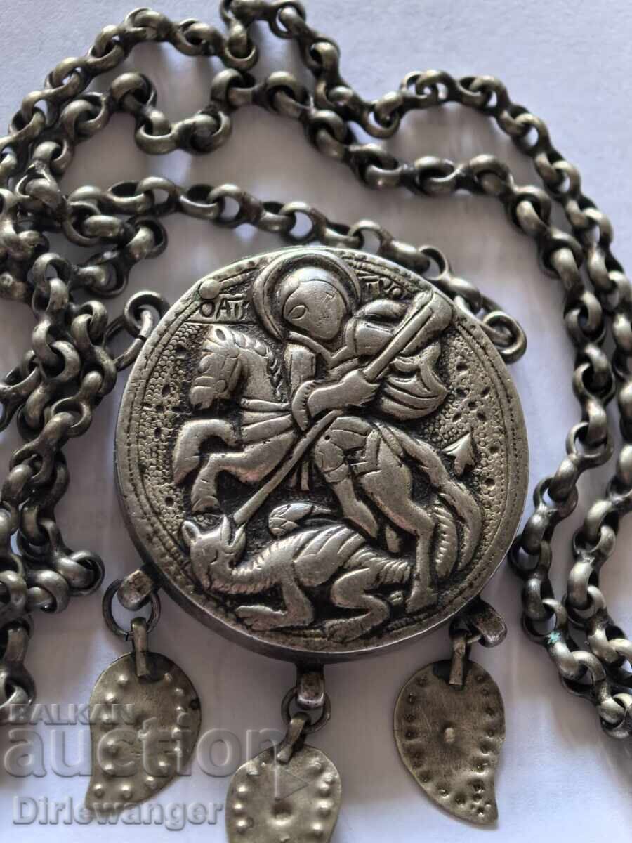 Auction Amulet. Reliquary. Relic container. Religion. Silver Auction Amulet. Reliquary. Relic container. Religion. Silver