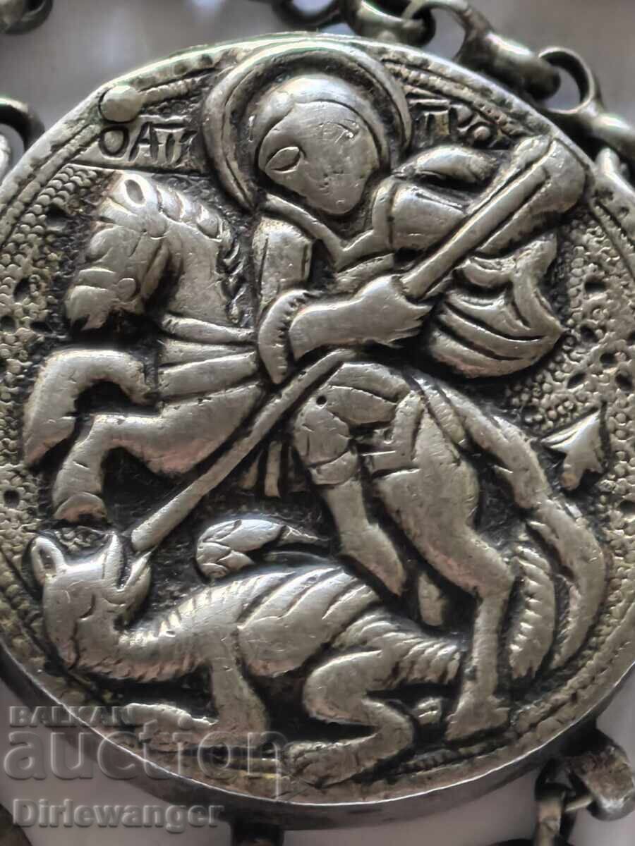 Amulet. Reliquary. Relic container. Religion. Silver - 6 Amulet. Reliquary. Relic container. Religion. Silver - 6