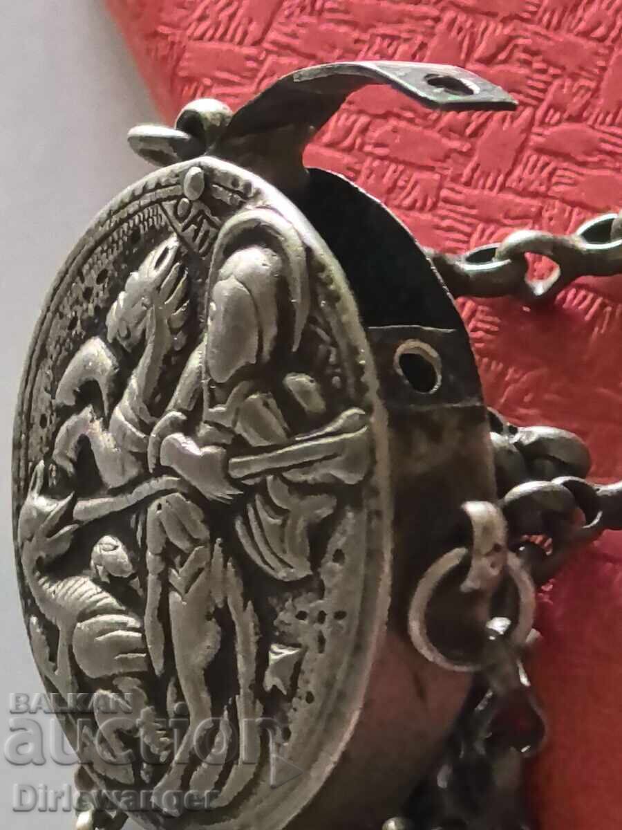 Amulet. Reliquary. Relic container. Religion. Silver - 7 Amulet. Reliquary. Relic container. Religion. Silver - 7