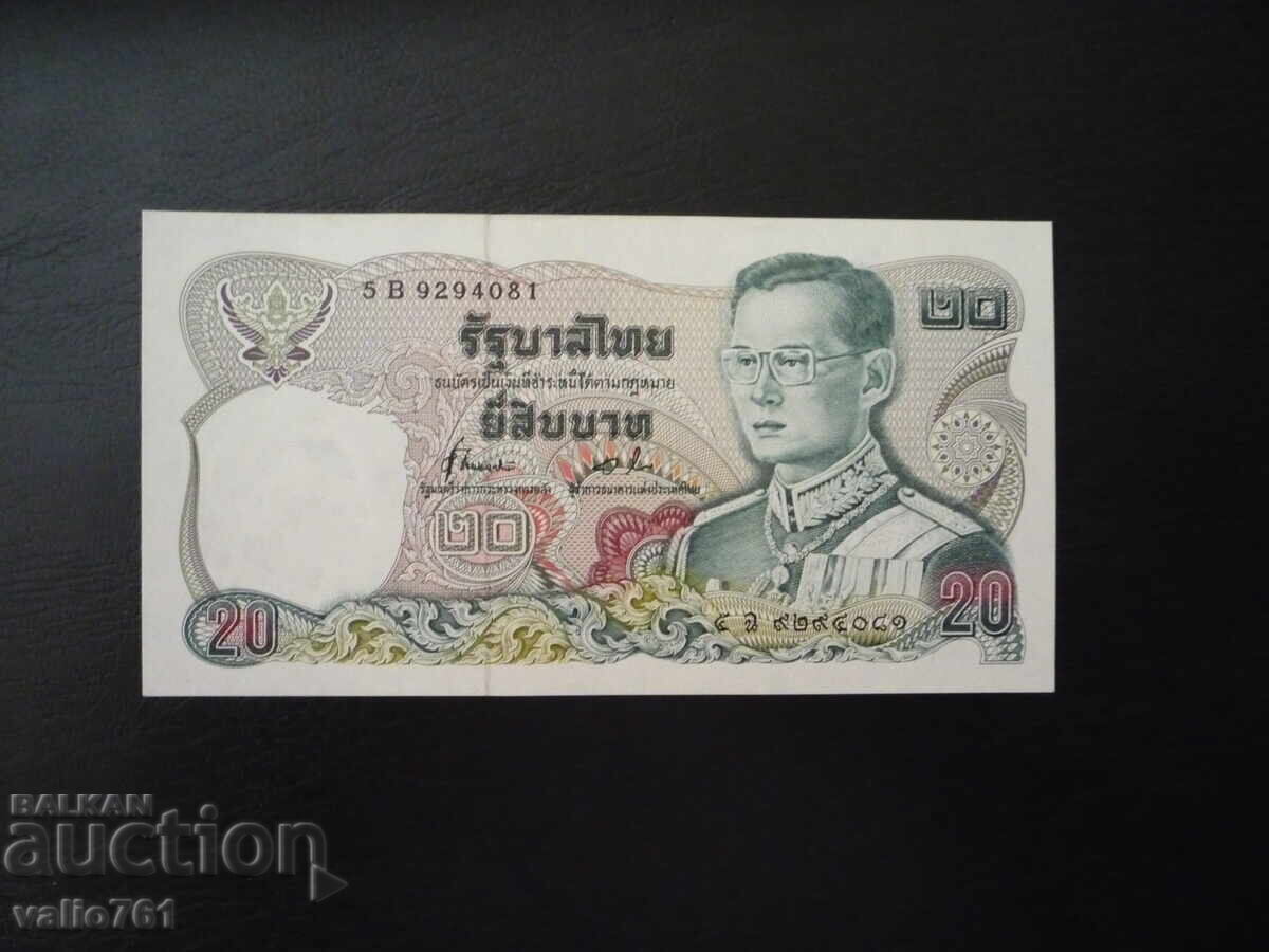 THAILANDA 20 BAHT 1981 NOUĂ UNC